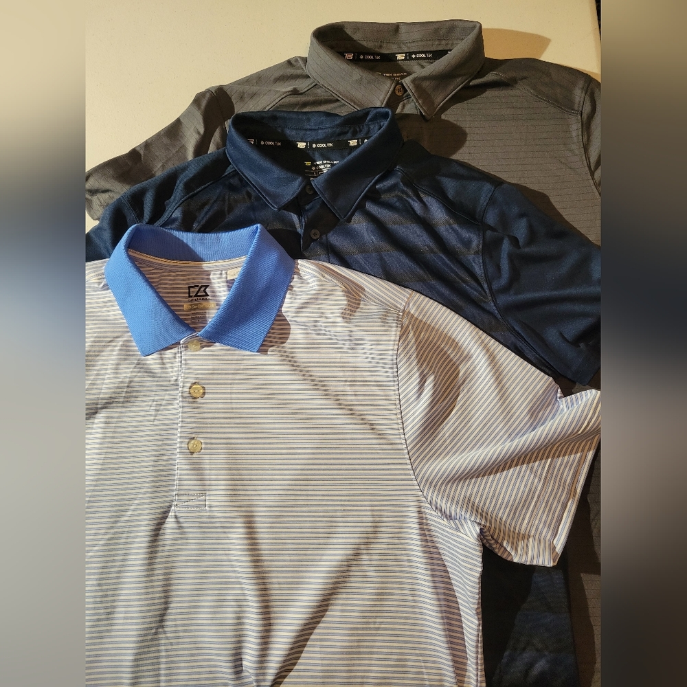 Lot of 3 Men's Golf Shirts